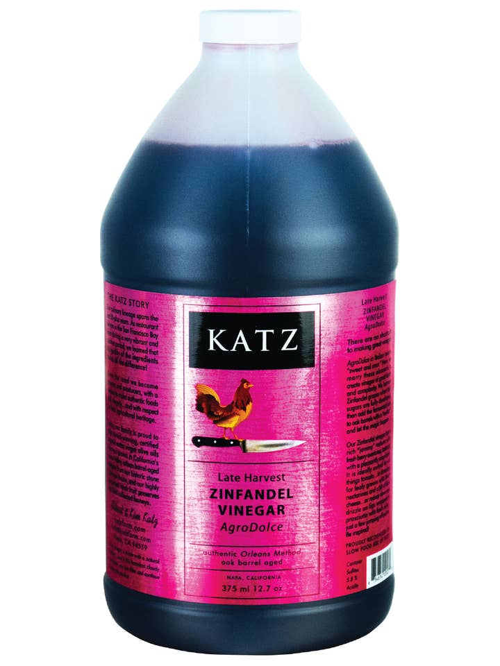 KATZ Late Harvest Zinfandel Vinegar - Half Gallon for wholesale by Frantoio Grove