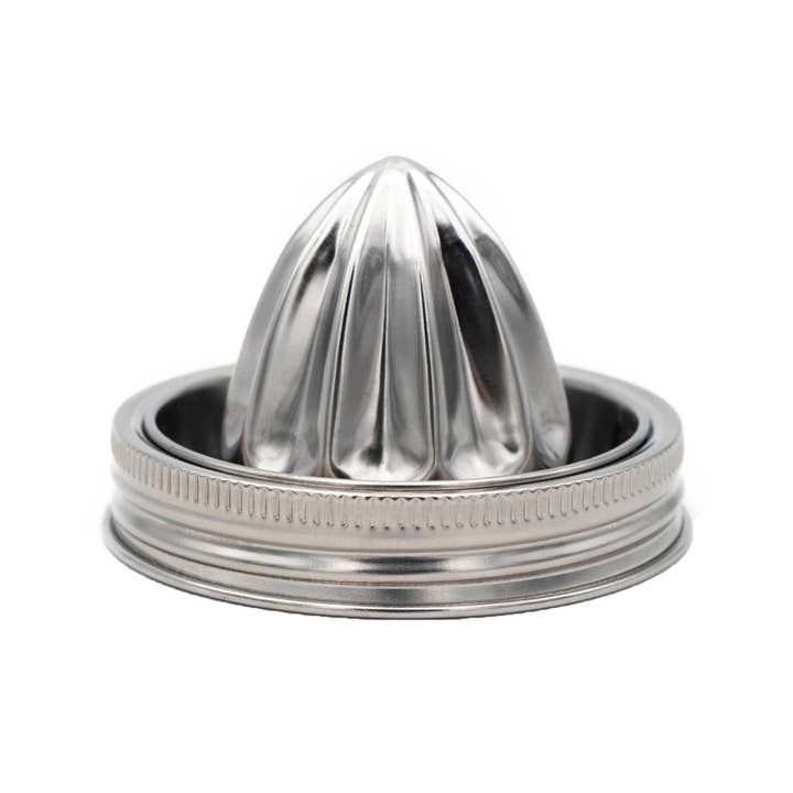 Mason Jar Lifestyle - Wholesale Drink Lids - Stainless Steel Juicing Lid for Wide Mouth Mason Jars