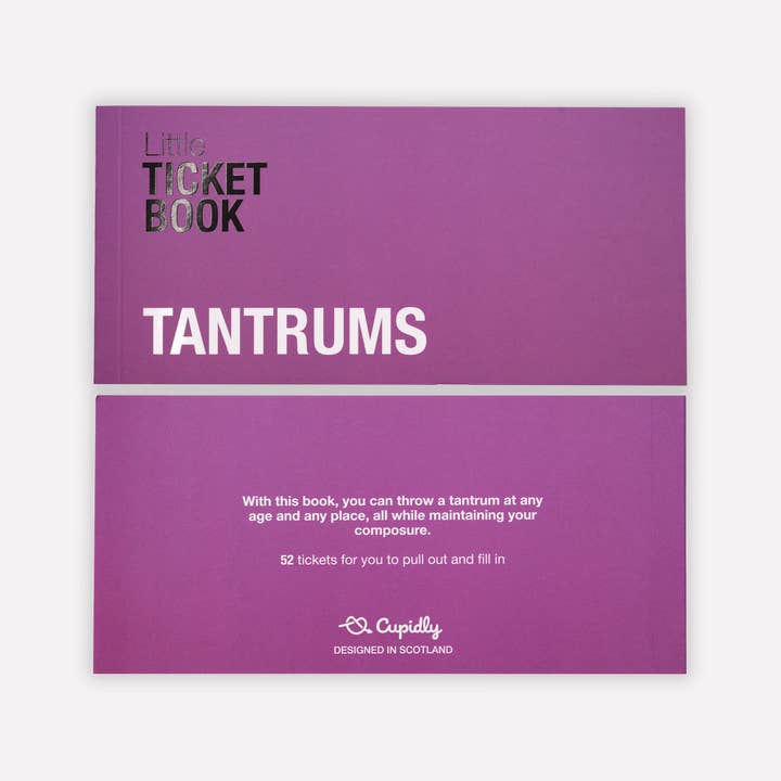 Cupidly - Wholesale Self-help and personal development - Little Ticket Book Of Tantrums | Playful Emotion Cards5
