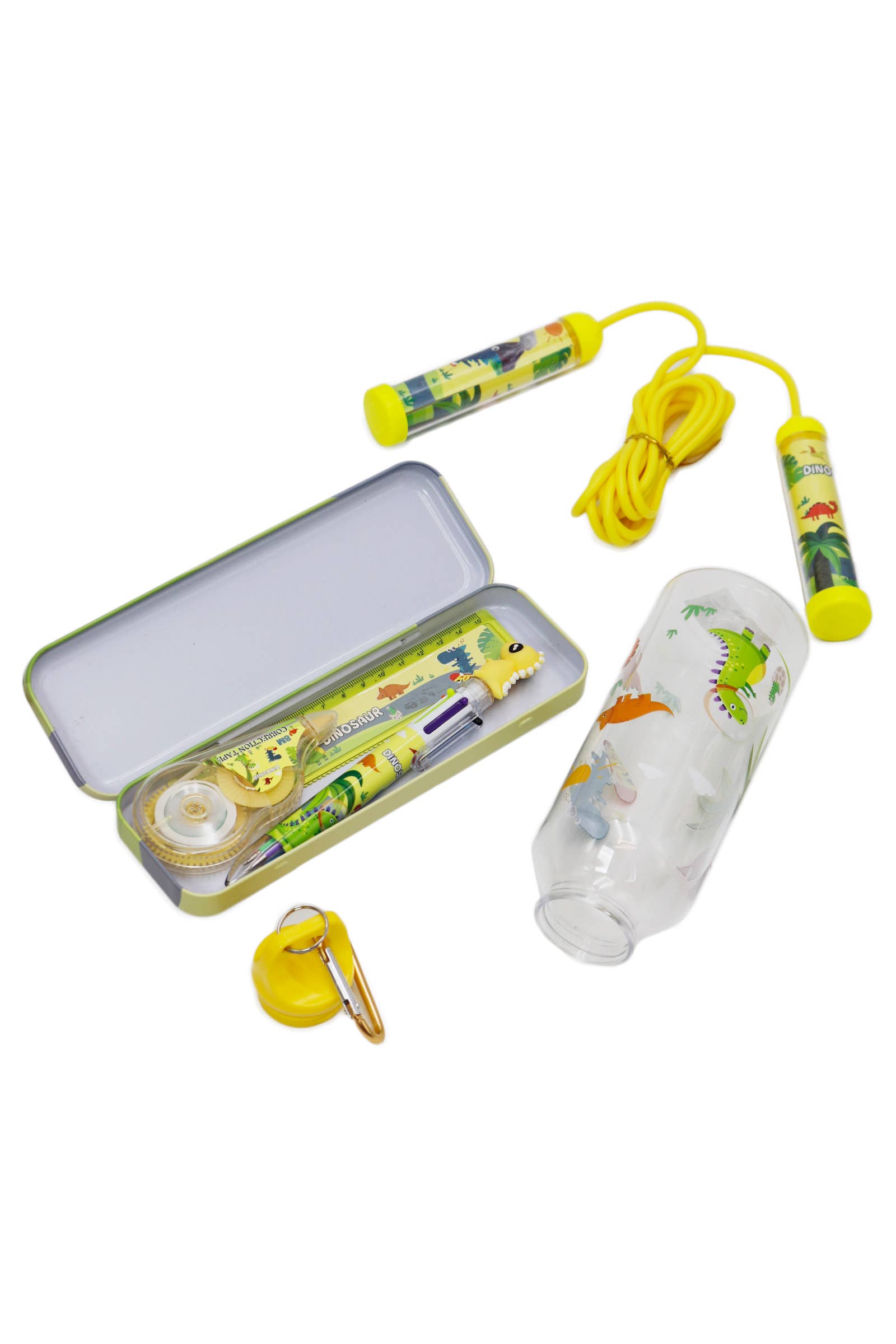 Cap Zone – wholesale Stationery/notecard set – Kids Dinosaur 6-in-1 School Stationery Set5