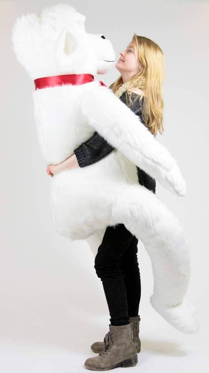 Big Plush - Vente Peluche – enfant et bébé - Gorille géant en peluche blanc de 6 pieds de 72 pouces fabriqué aux États-Unis8
