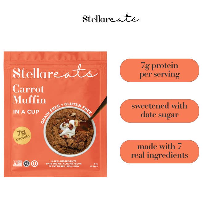 Stellar Eats - Wholesale Cake Mix - Instant Treat: Carrot Cake In A Cup3