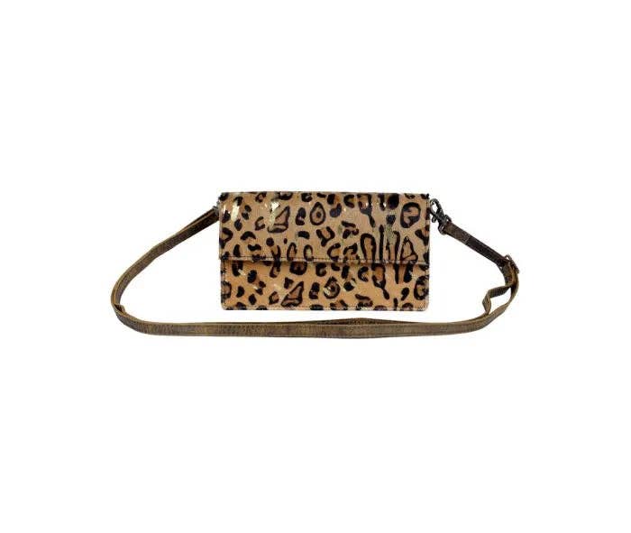 The Bling Barn - Wholesale Wallet - Women's - Myra Bags Browny Effect Wallet Sling0