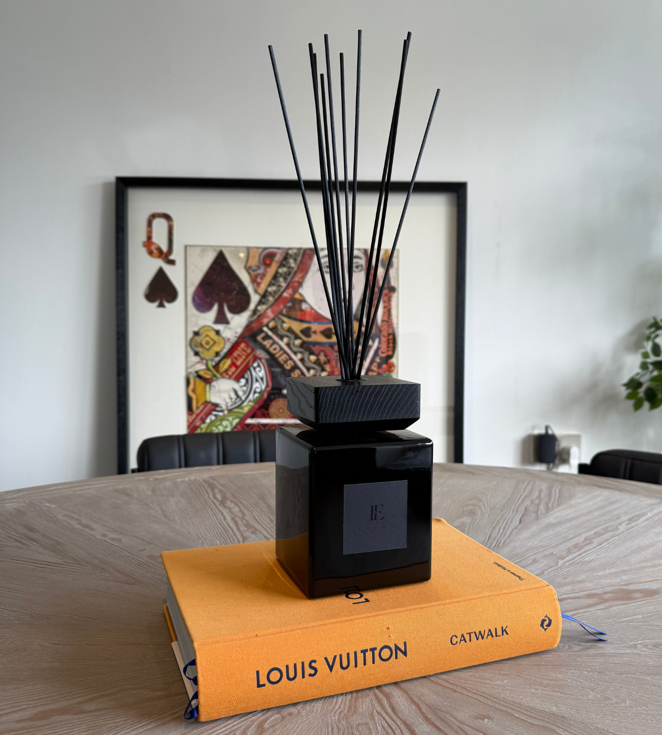 Chloe Jade Home - Wholesale Reed Diffuser - Evara Fresh Fig Solid Black Reed Diffuser Set - 1000ml2