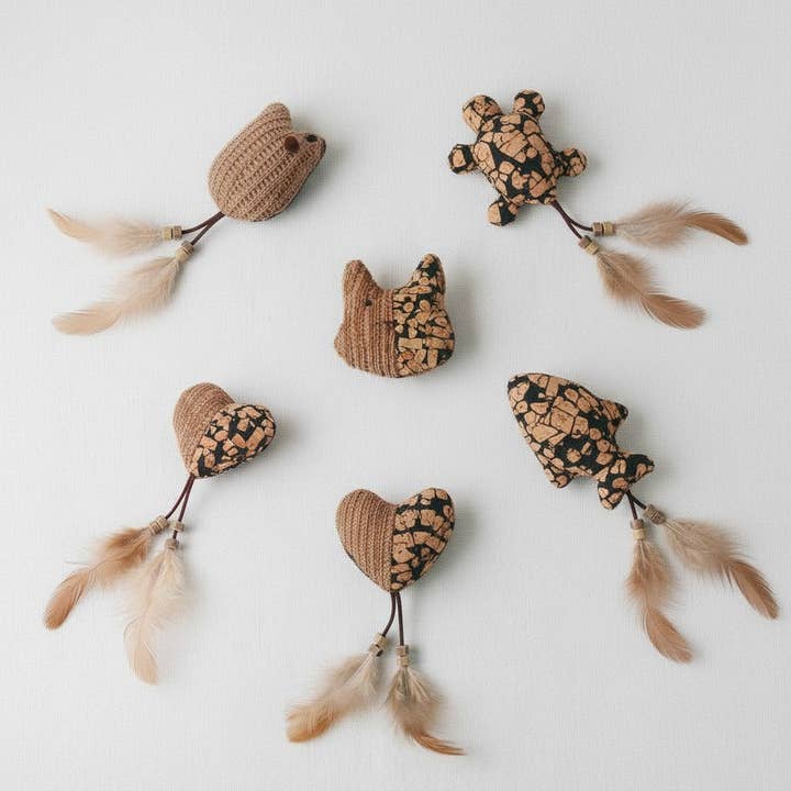 Interaktiv fjerkattelegetøj med katteurt for engroshandel hos kapeit