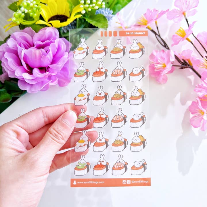 SumLilThings - Wholesale Sticker - Seal Sticker - Oh So Spammy - Transparent