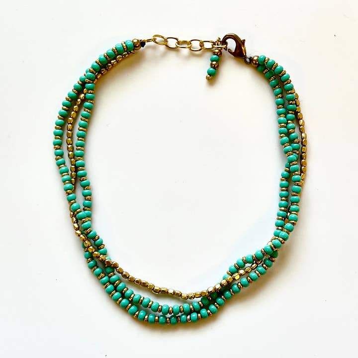 Bracelet de cheville à trois brins pour la vente par Baizaar