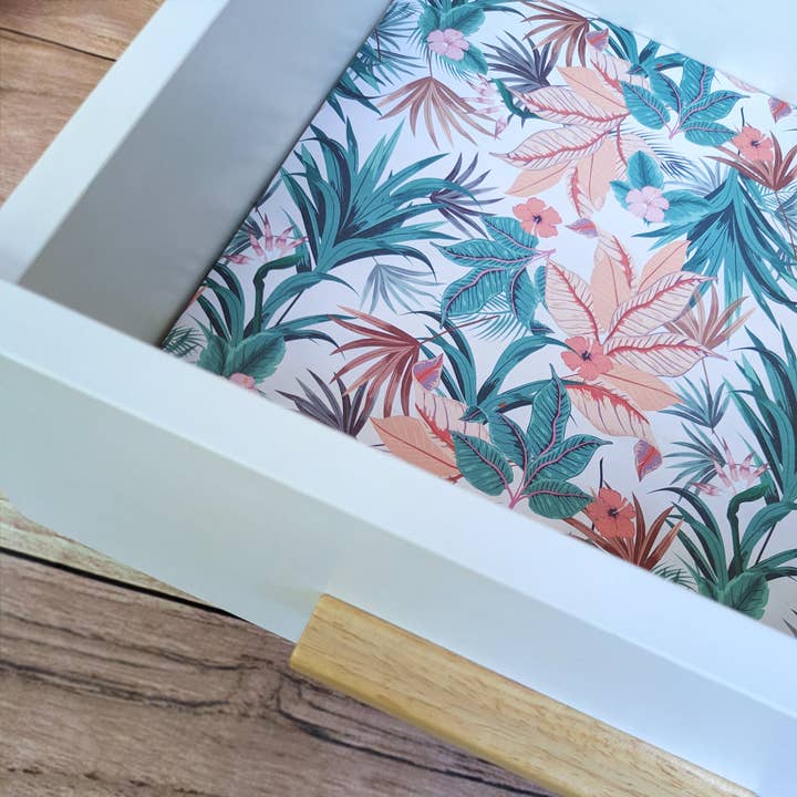 Robert Frederick Ltd - Wholesale Drawer Liner - Scented Drawer Liner - Set of 5 Honey & Blossom - Tropical Design2