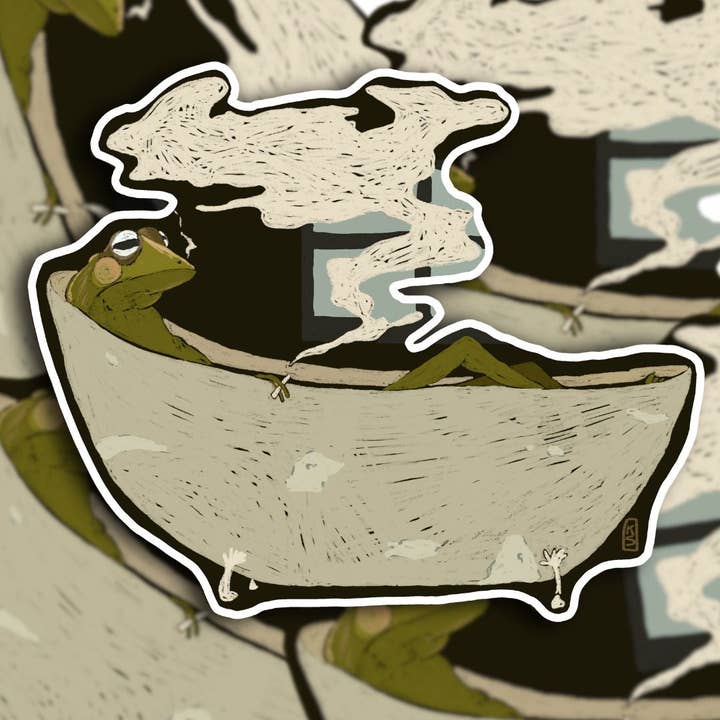 Adesivo per autocura. per la vendita all'ingrosso da parte di Kyndra Sweep illustrations