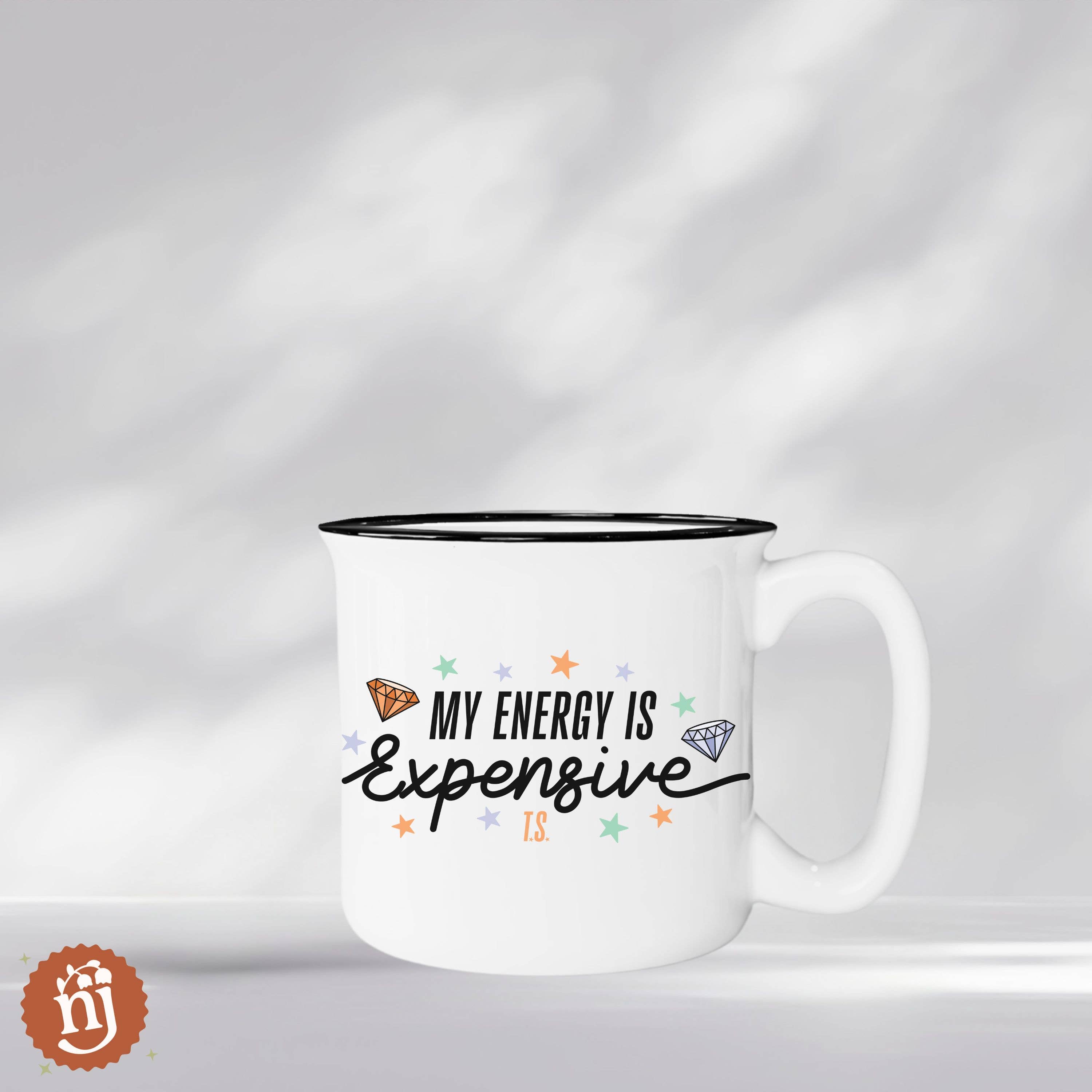 Nearly June Design Co - Wholesale Coffee Mug - My Energy Is Expensive Campfire Mug2