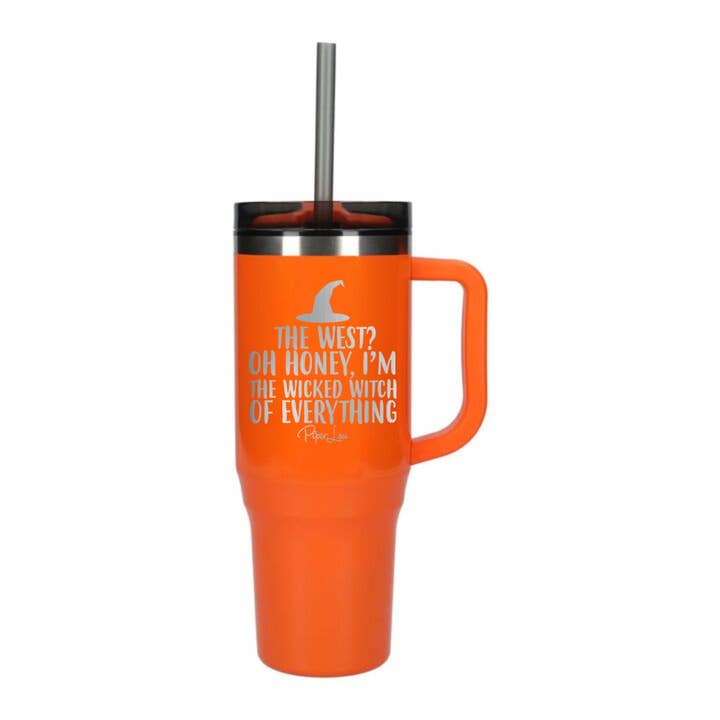 Piper Lou Collection - Wholesale Insulated Mug/Tumbler - Wicked Witch Of Everything Laser Etched 40oz Tumbler + Straw3