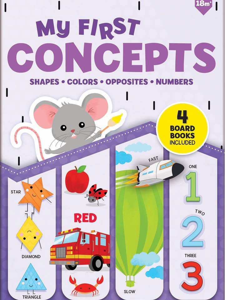 My First Concepts: Colors, Shapes, Numbers & Opposites for wholesale by Independent Publishers Group
