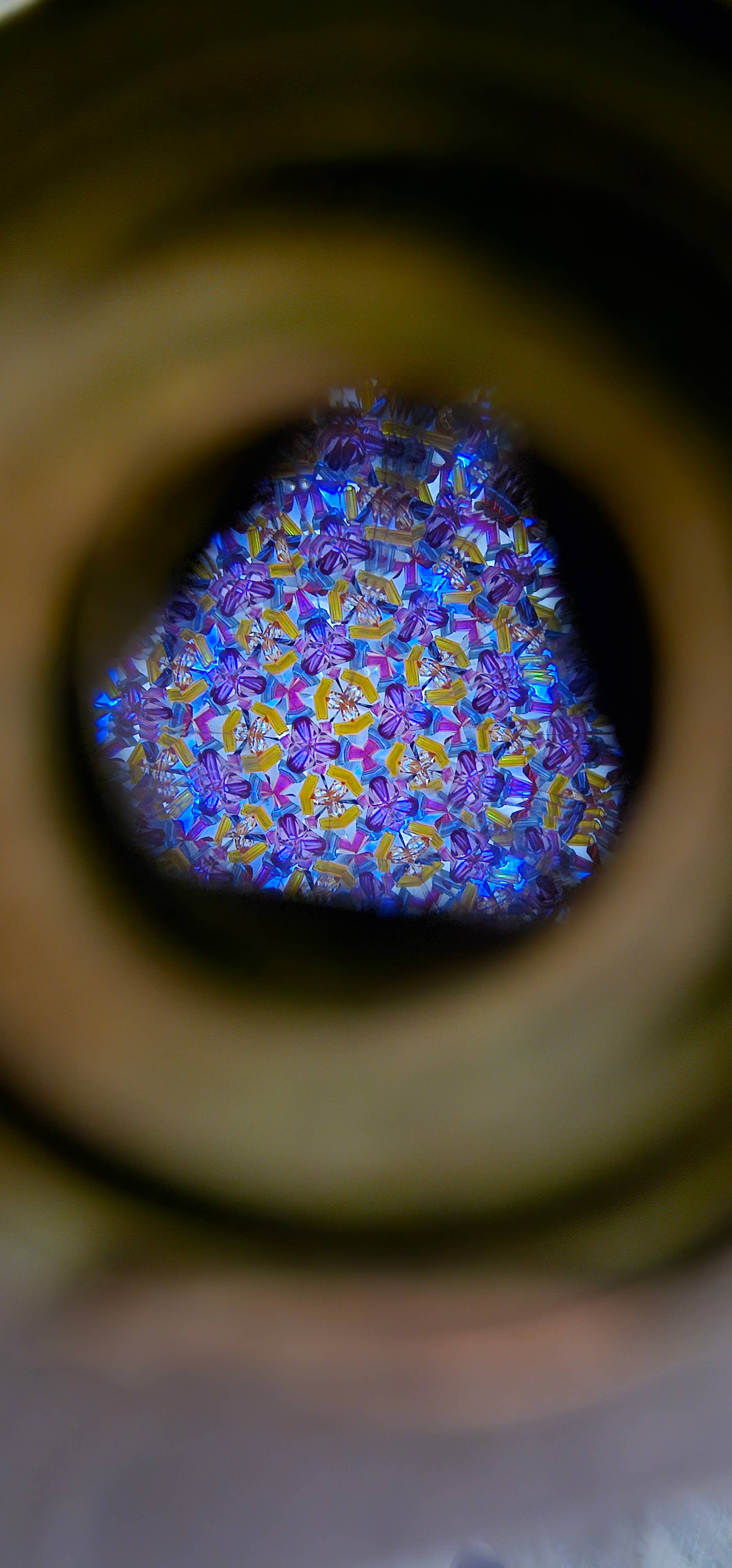 Golden Island Int'l Inc. – wholesale Dekorativt bordsobjekt – GI-8010MG/120 Rund marmorkalejdoskop i grönt (3-pack)1