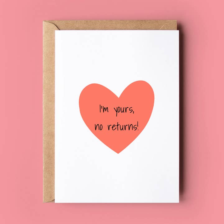 No Returns for wholesale by Wonky Cards