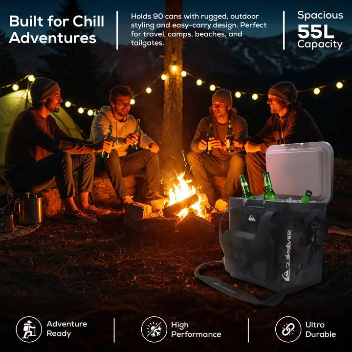 Quiksilver Hydration - Wholesale Cooler/Cooler Bag - Coastal Collection Zipperless Box Cooler 5