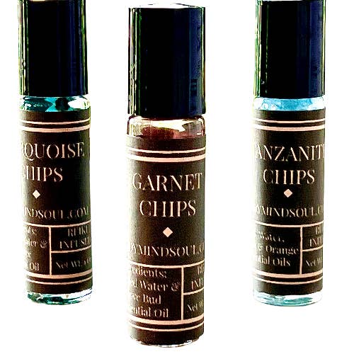 The Reiki Shop - Wholesale Essential oil roll-on - Gemstone And Essential Oil Roller Bottle