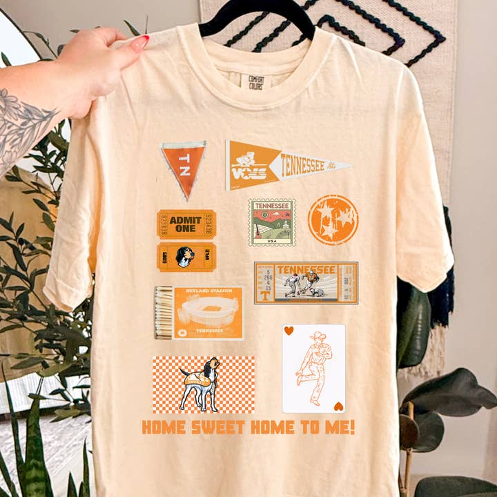 Home Sweet Home To Me Collage Graphic Tee for wholesale by Haysville House