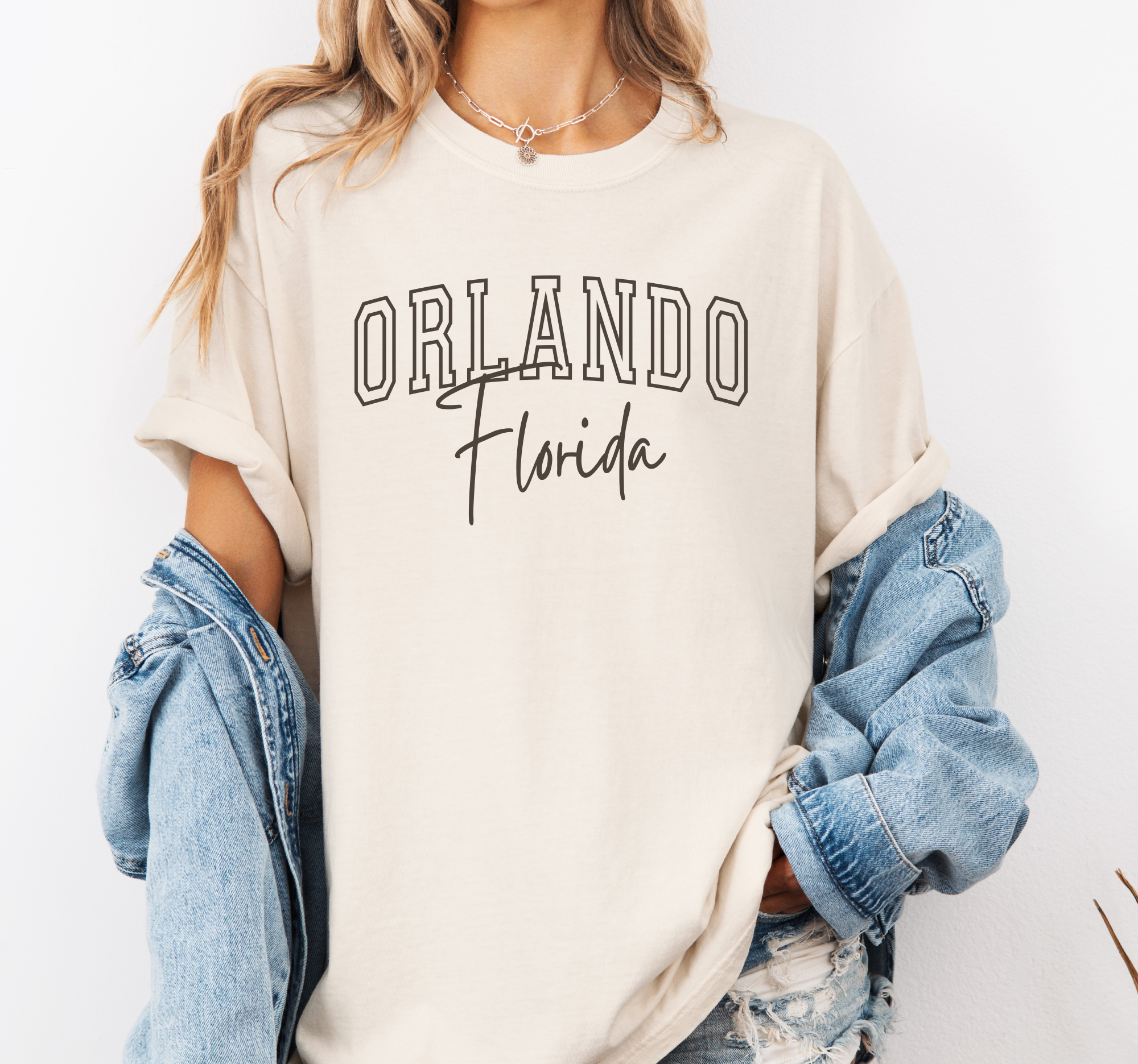 Miche Custom - Wholesale T-Shirt (Graphic) - Women's - City, State Custom Souvenir Shirt Comfort Colors®, DTF Print3