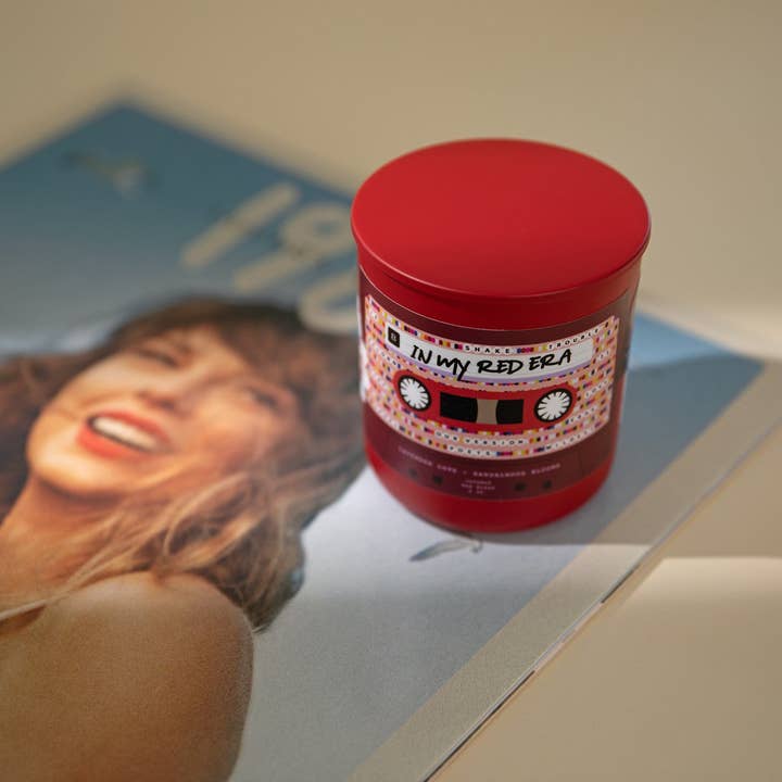 Mixtape Candles - Wholesale Jar/Filled Candle - In My Red Era2