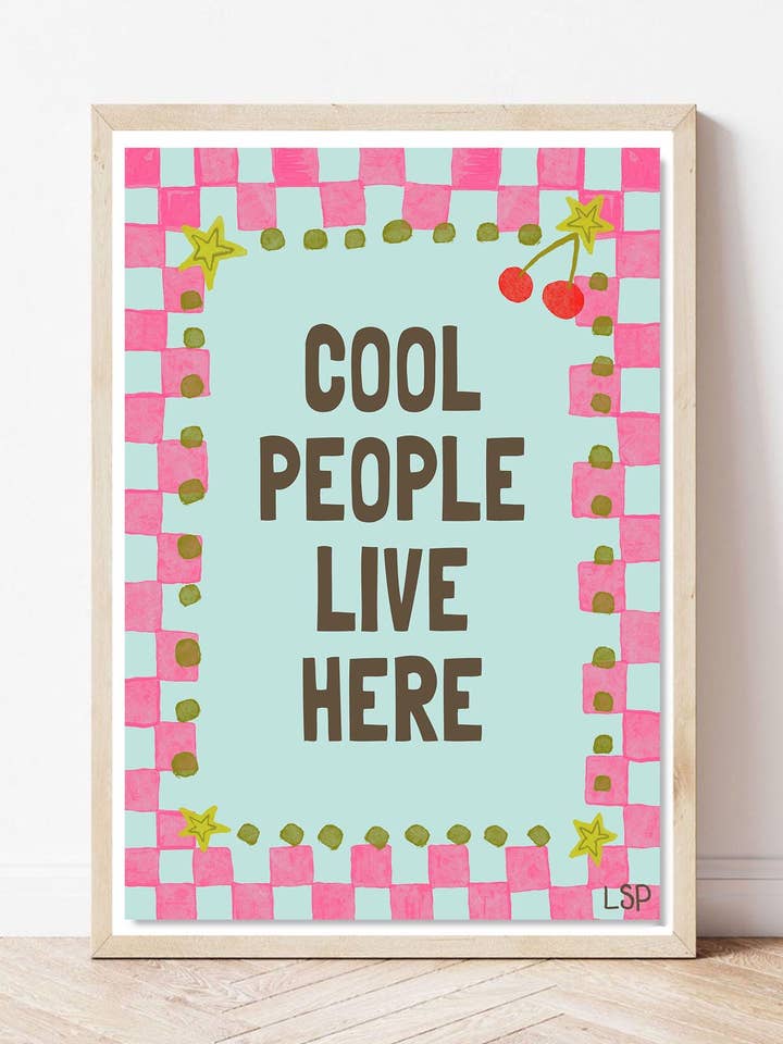 Cool people live here for wholesale by Lousurfacepattern