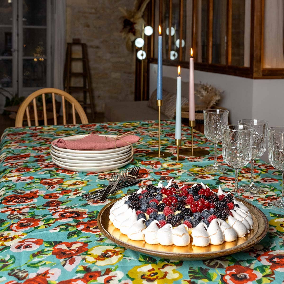 Vent de Bohème - Wholesale Tablecloth - RITA cotton tablecloth1