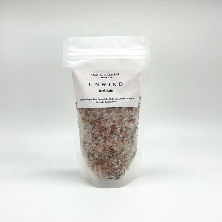 Coastal Collective Australia - Wholesale Bath Salts - 350g Unwind Bath Salts
