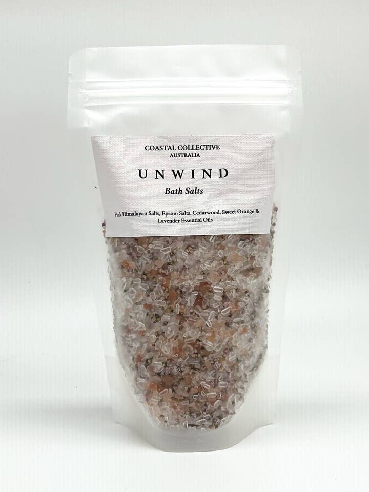 350 g Unwind Badesalz für den Großhandel von Coastal Collective Australia