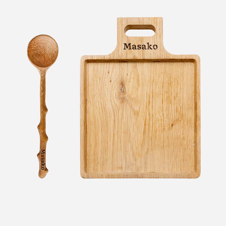 194 Craft House – Engroshandel Serveringsbakke – Firkantet træbakke til sofabord - Valentinsgaver7