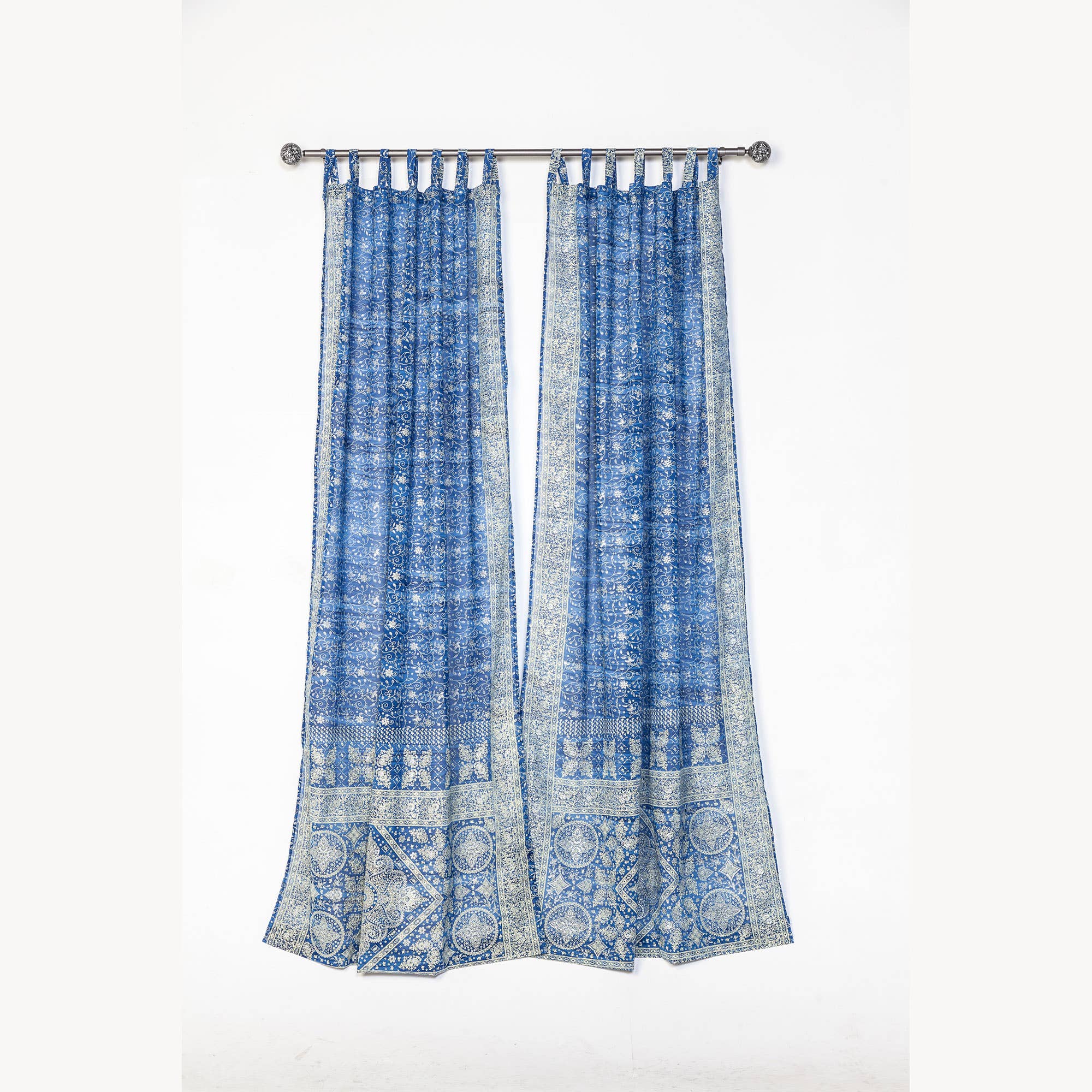 Colors By Padmini - Wholesale Curtain - Heavenly Backdrop Collection Light-filtering Sari Curtains0