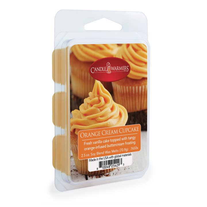 Candle Warmers® Classic Orange Cream Cupcake Duftende Voks 70 g for engroshandel hos Candle Warmers Etc. Duftlampen & Kerzen