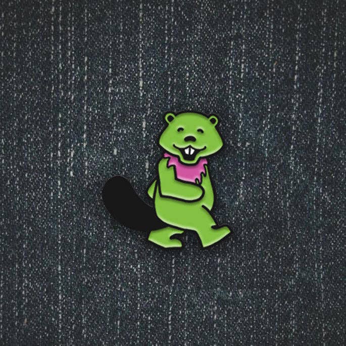 Half Hazard Press - Wholesale Lapel Pin/Button - Dancing Beaver Bundle3