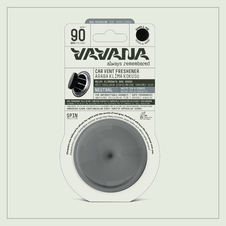 VAVANA - Wholesale Car Freshener - Unisex - CAR FRESHENER - 90 Day, SAFE, Made with CA Prop 65 Free Oils2
