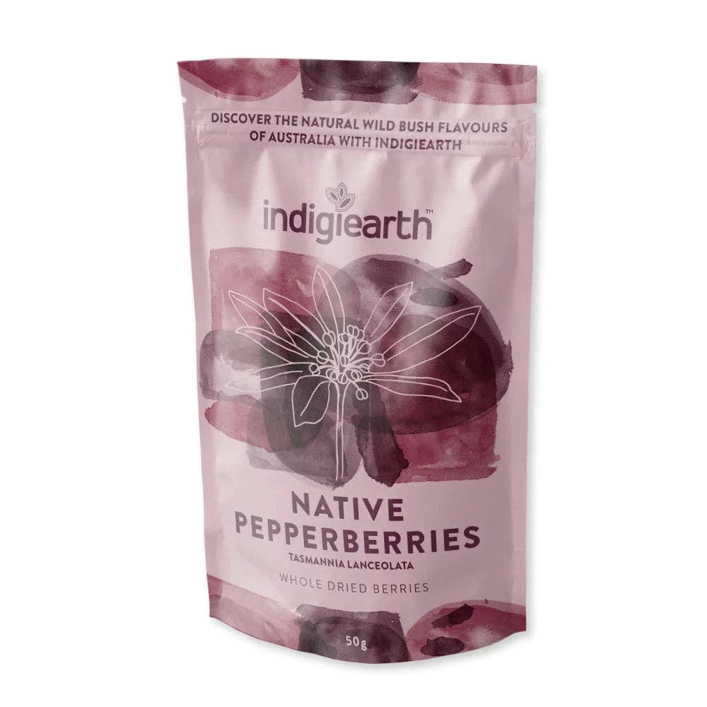Indigiearth - Wholesale Dried spice - Native Pepperberries 50g0