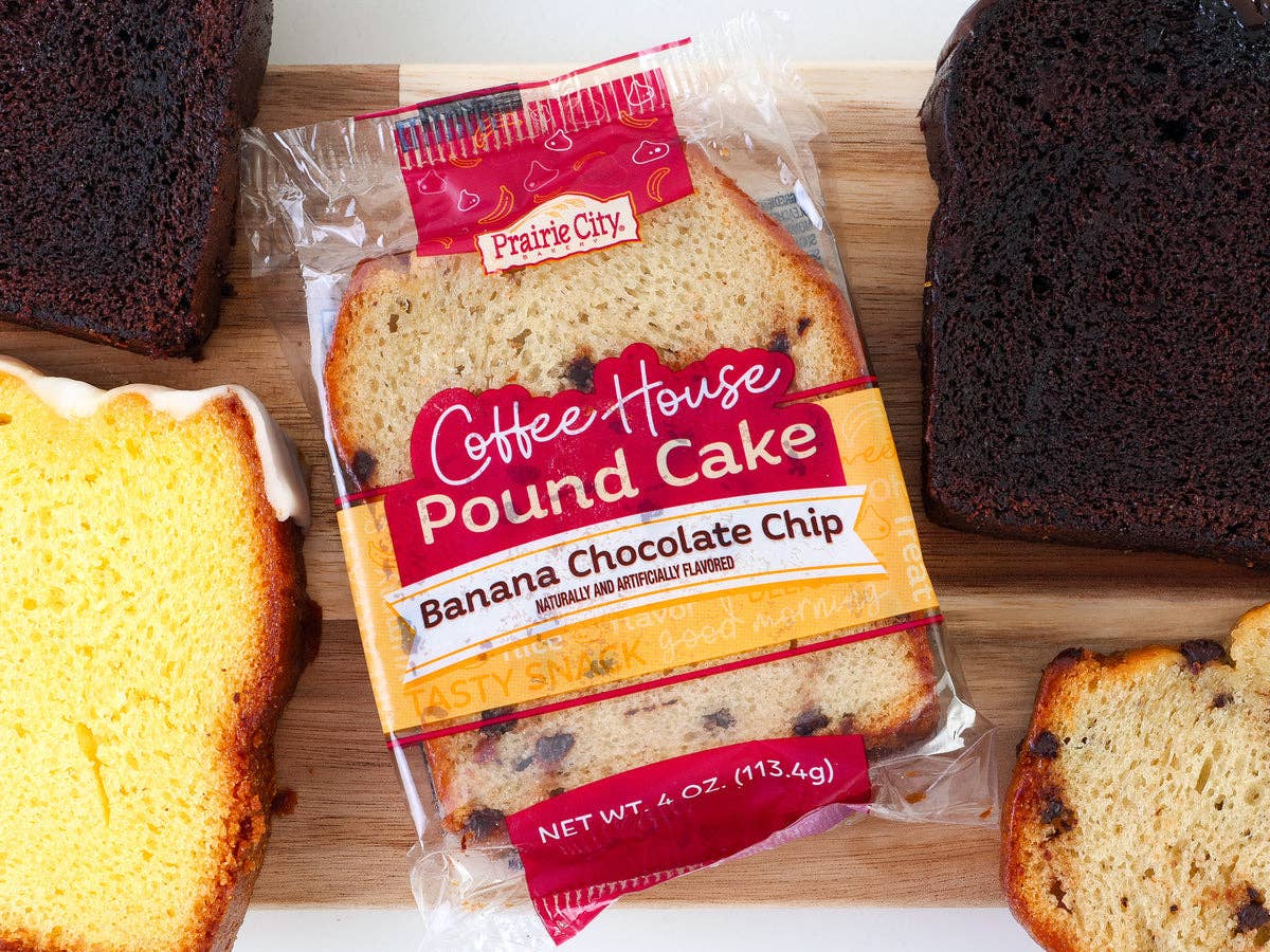 Shop The King - Wholesale Cake - Prairie City Bakery Banana Chocolate Chip Pound Cake 4 oz Individual Wrapped (Pack of 30)1
