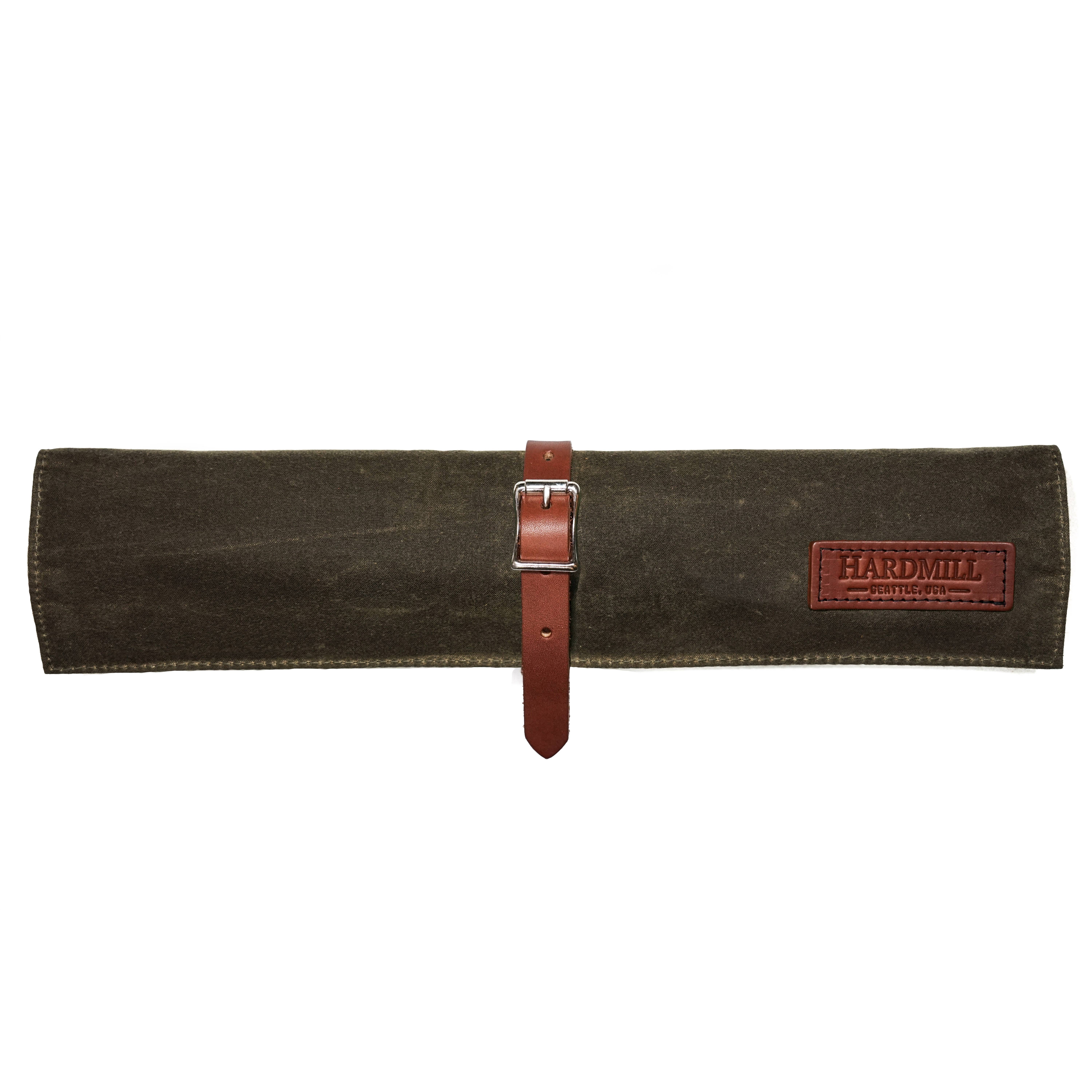 Hardmill - Wholesale Knife Storage - Waxed Canvas Compact Knife Roll9