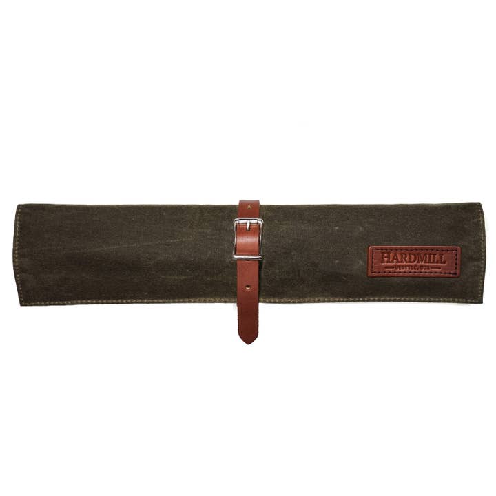 Hardmill - Wholesale Knife Storage - Waxed Canvas Compact Knife Roll9