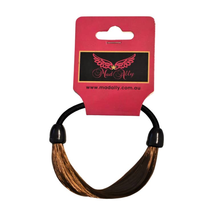 Mad Ally - Wholesale Hair tie - Ponytail Wrap Colour; Brown