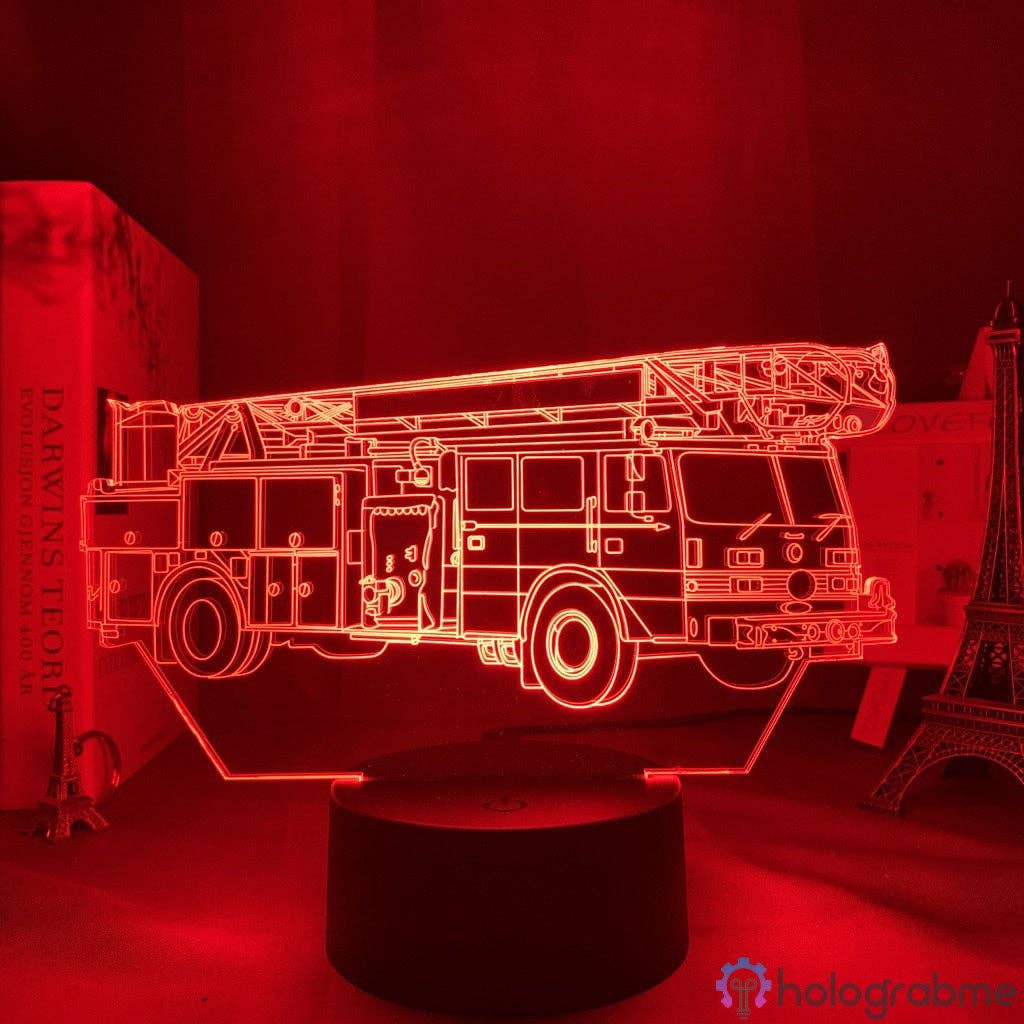 Holograbme - Wholesale Accent/Desk Lamp - Car Lamp Fire Truck4
