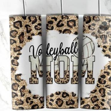 Volleyball tumbler for wholesale by KTD DESIGNS