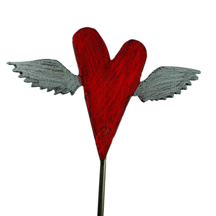 Whimsies - Wholesale Garden/Lawn Stake - Heart Plant Stake whimsical garden hippie gypsy teen peace