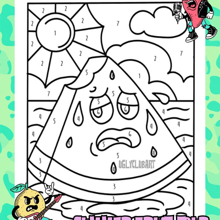 Mindful Colorings - Wholesale Colouring and activity book – adult - Coloring & Activity Book: Summer Fruit Tour9