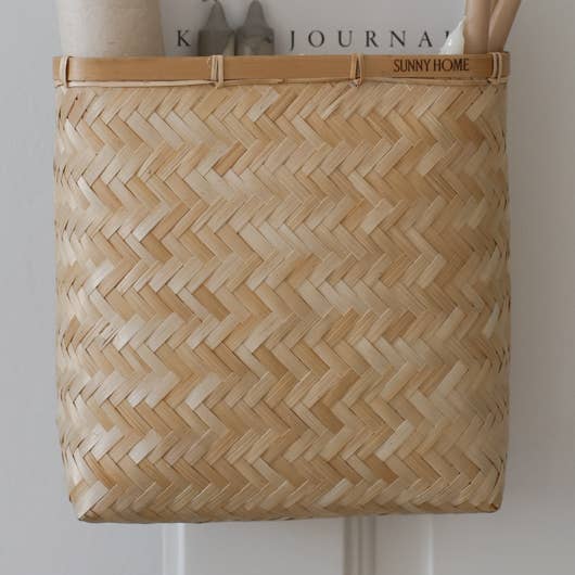 SUNNY HOME - Vente Paniers - Panier mural en bambou – Mur Sapa0