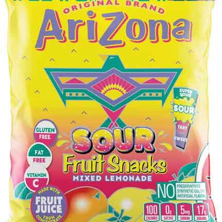 Hudson Meat Company - Wholesale Fruit Snacks - FRUIT SNACK MIXED FRUIT SOUR - ARIZONA