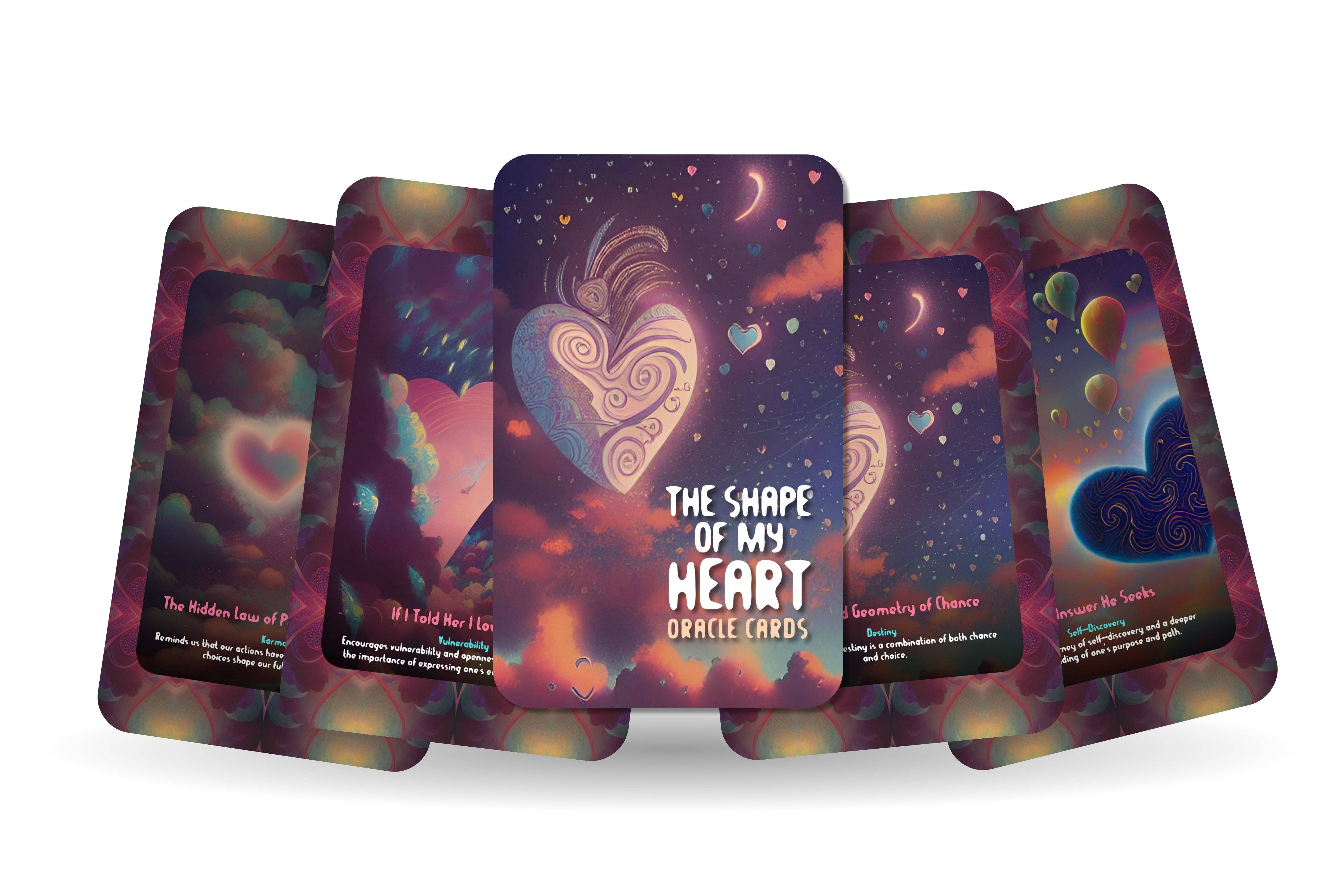 Ibiza Tarot USA – wholesale Tarot cards – The Shape of my Heart - Oracle Cards0