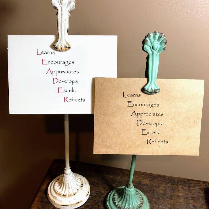 Alison Rose Vintage - Wholesale Everyday Greeting Card - leader acronym greeting card1