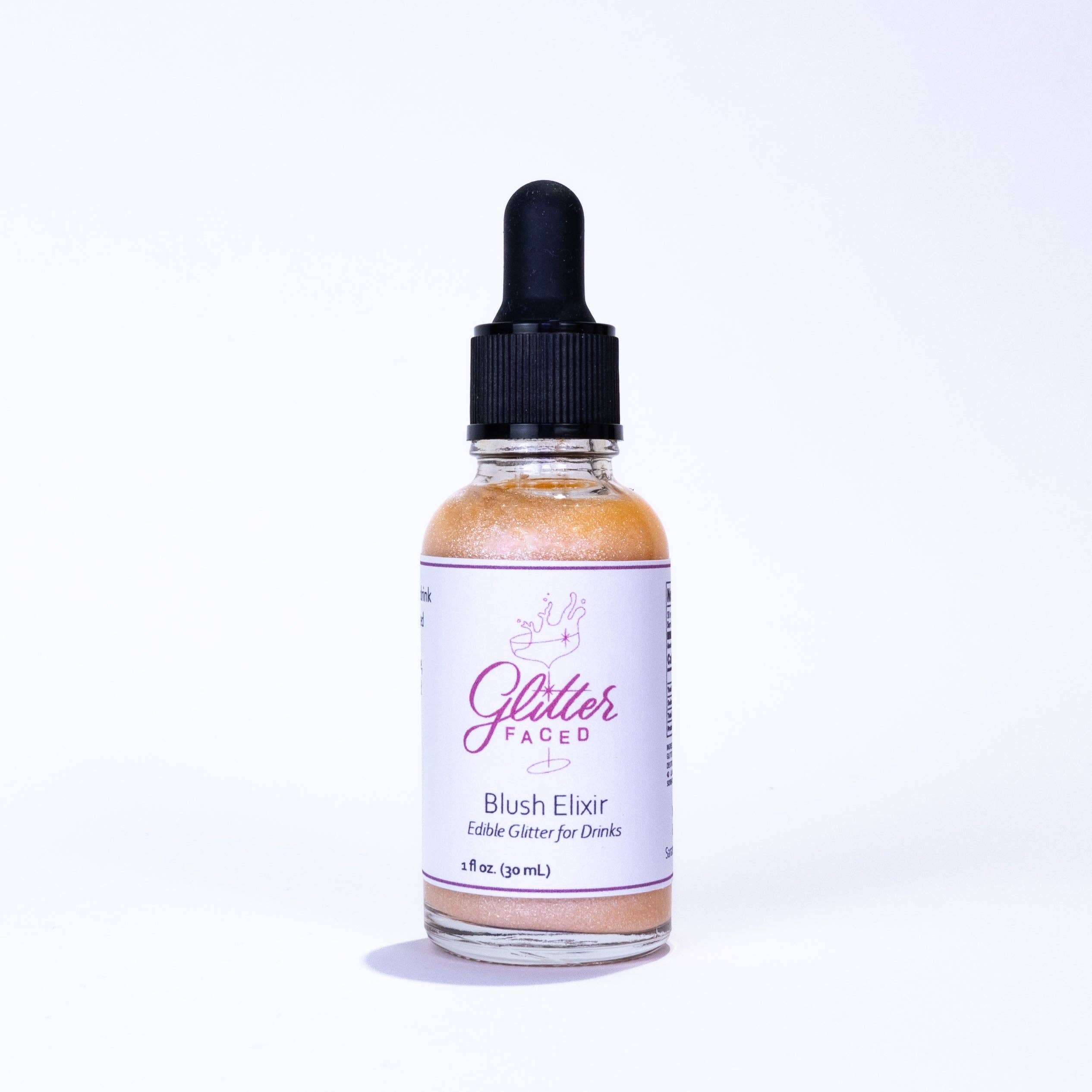 Glitter Faced - Wholesale Cocktail Mix/Syrup - Blush - Edible Glitter For Drinks1