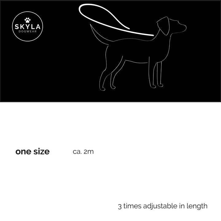 Skyla Dogwear – Großhandel Leine – Hund – Leine Paracord Ozean blau