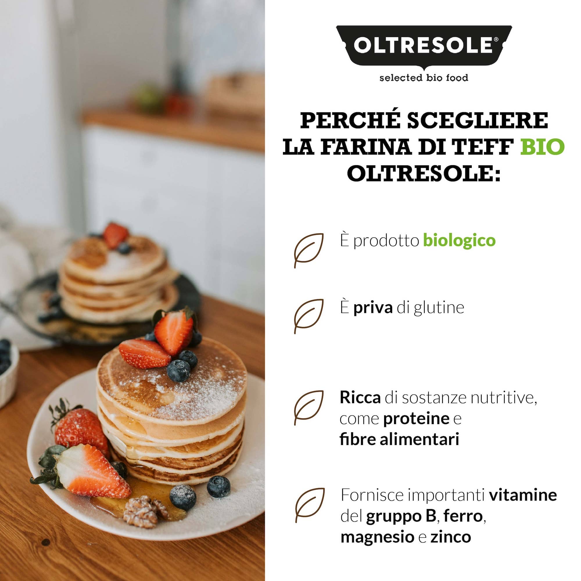 Oltresole – Engroshandel Glutenfrit mel – ØKOLOGISK TEFFMEL 1 kg4