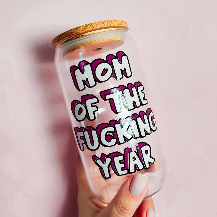 Bicchiere Divertente Mamma dell'Anno - Regalo per Caffè, Birra per la vendita all'ingrosso da parte di honeysheshome