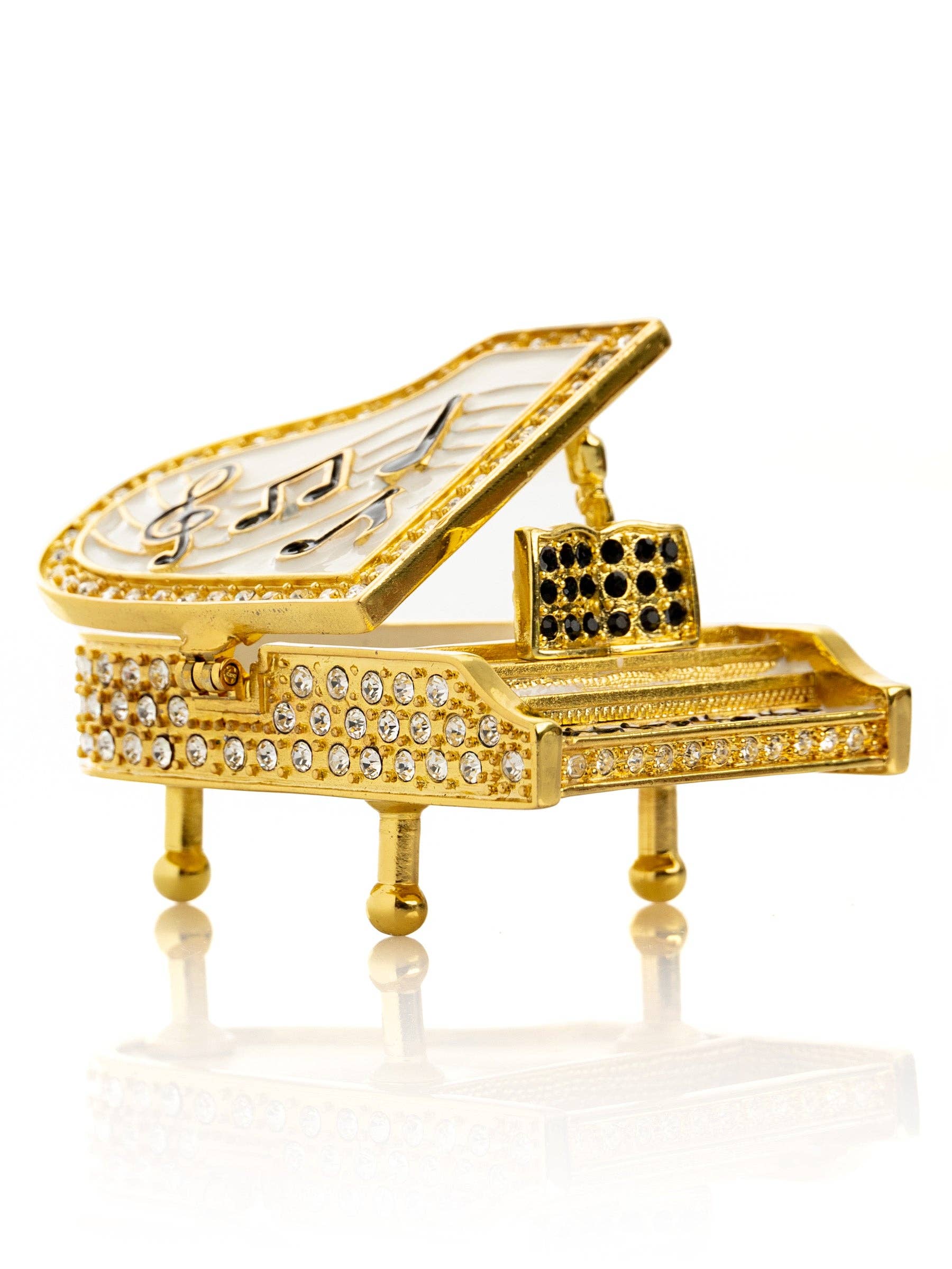 Keren Kopal - Wholesale Jewelry Box/Organizer - Golden White Piano7